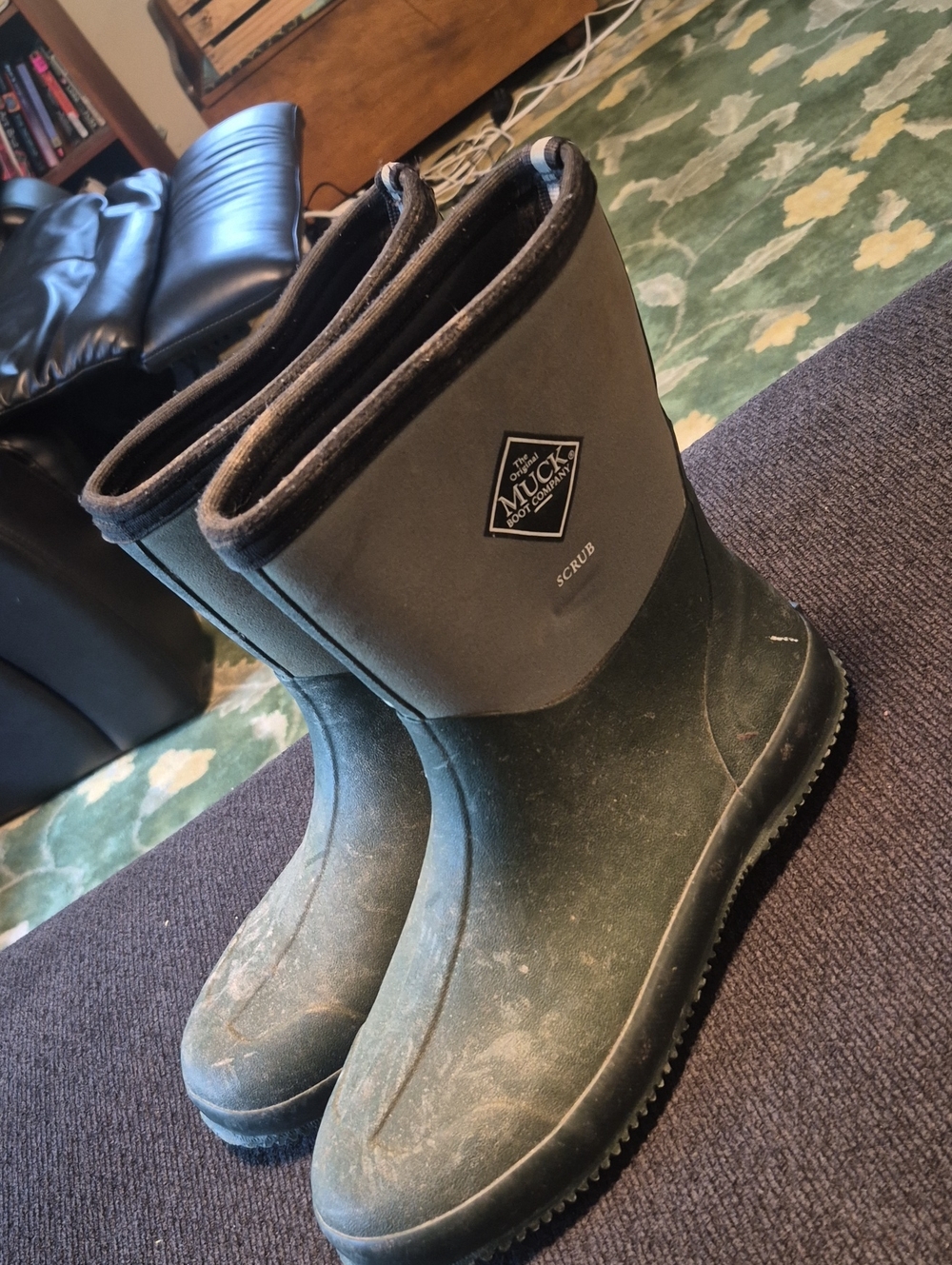Muck Boot Company Men’s Green Waterproof Mid-Calf Boots
